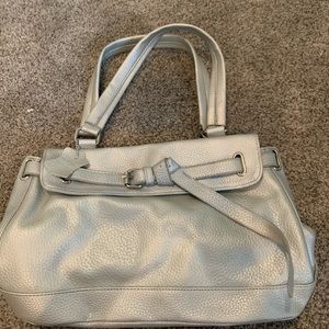 NEVER BEEN USED SILVER PURSE